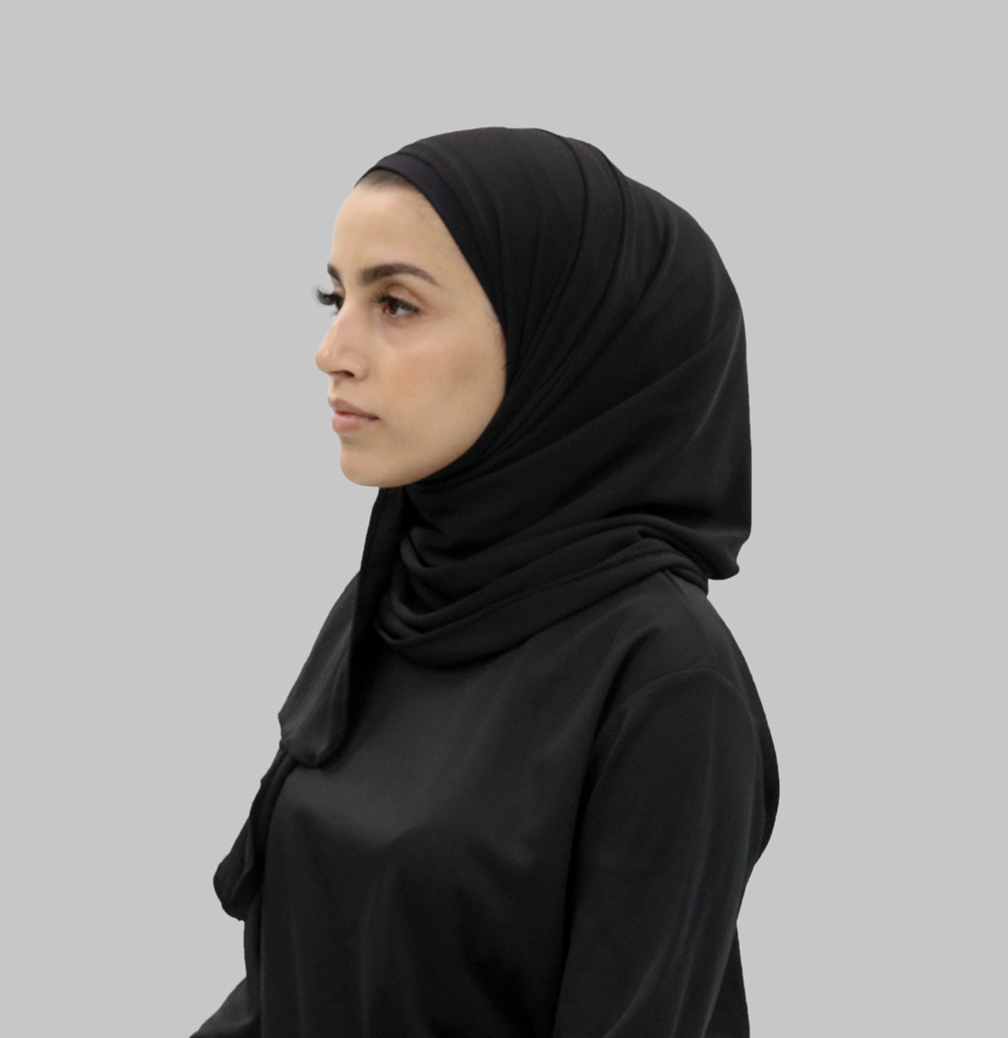 Free Wrap Sports Hijab - Black