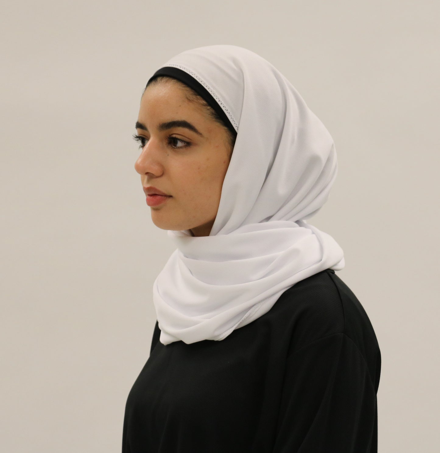 Your Revolution Sports Hijab - White