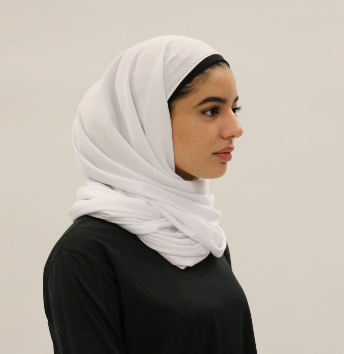 Your Revolution Sports Hijab - White
