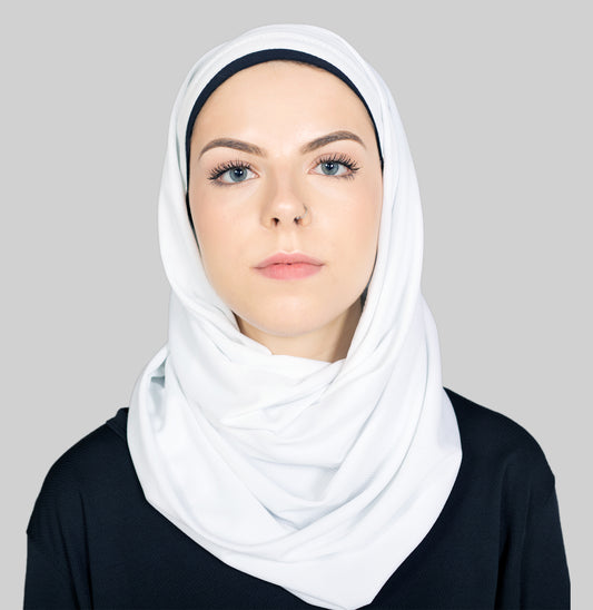 Your Revolution Sports Hijab - White